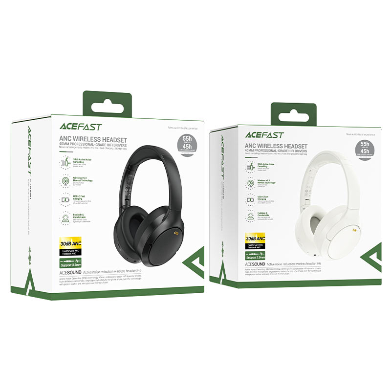 Беспроводные наушники H6 с активным шумоподавлением – Чистый HiFi-звук и максимальный комфорт [4]