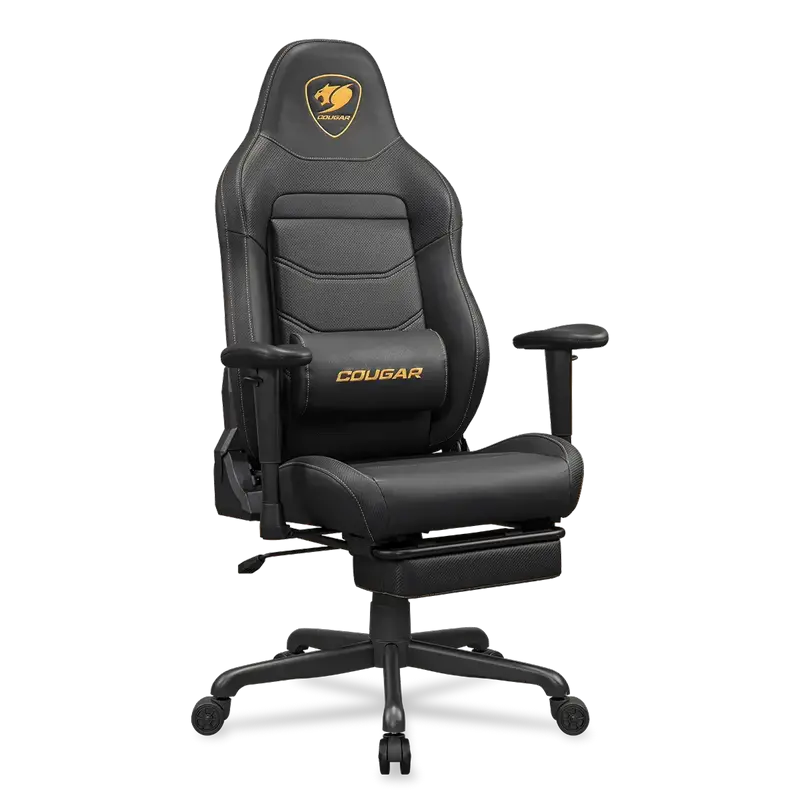 Scaun Gaming Cougar Explore Neo, PVC Piele, Negru | Auriu [2]