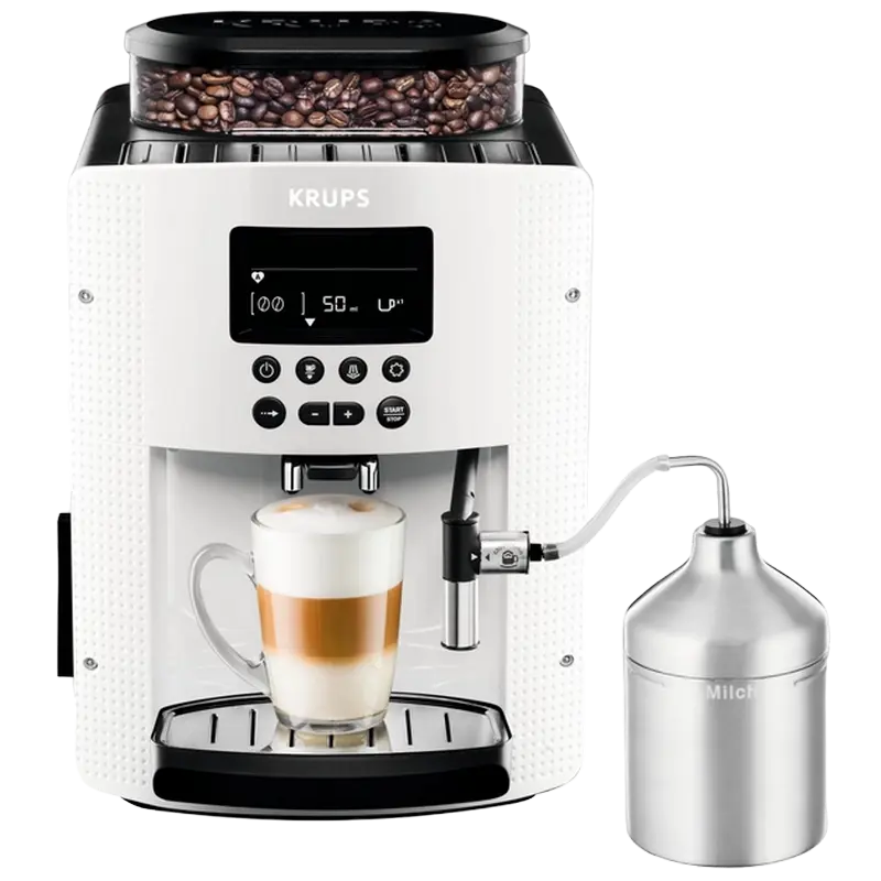 Кофеварка Krups EA816170, Белая [1]