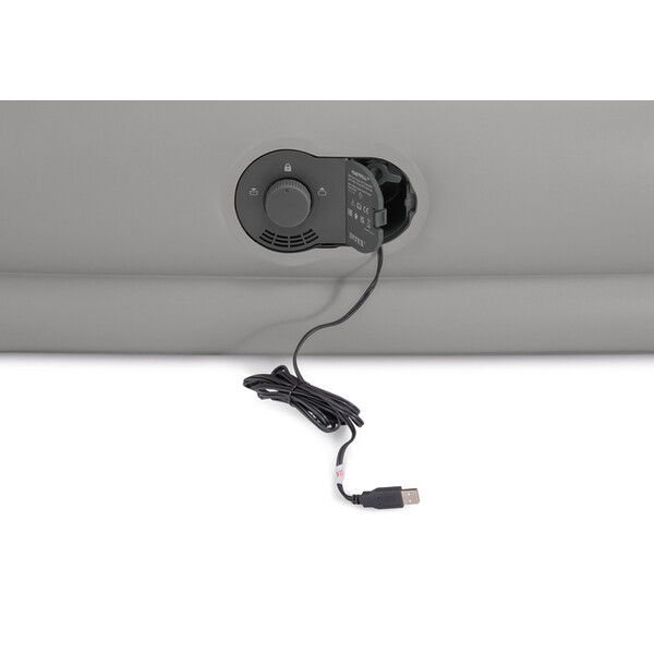 Надувной матрас INTEX «Velur Prestige» 203x152x30 см с USB-насосом FastFill [7]