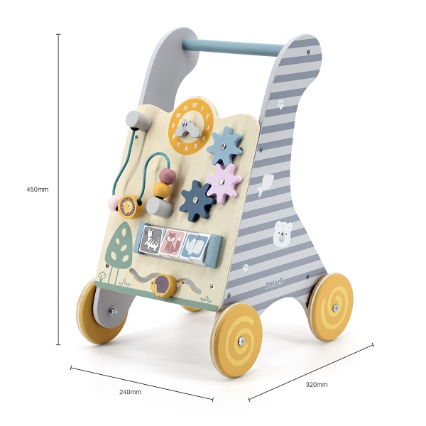 Деревянный ходунок с обучающей панелью – PolarB от Viga Toys [9]