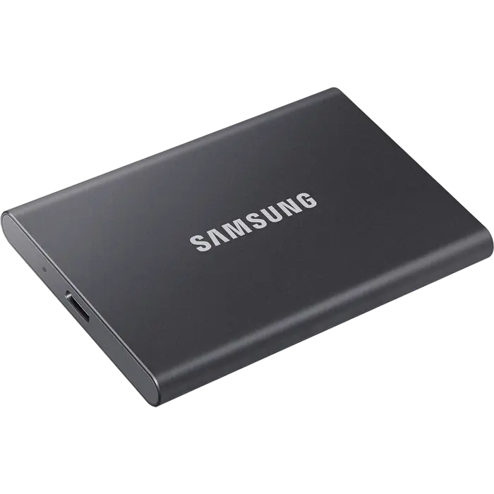 Внешний портативный SSD Samsung Portable SSD T7, 2 ТБ, Серый (MU-PC2T0T/WW) [2]