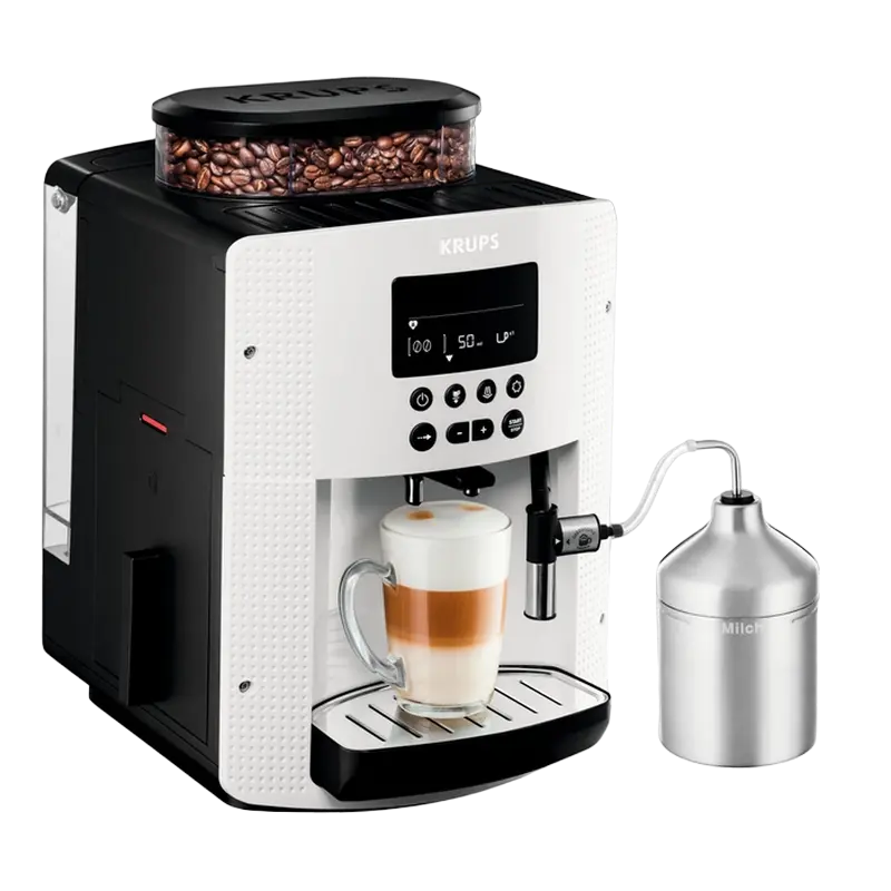 Кофеварка Krups EA816170, Белая [4]