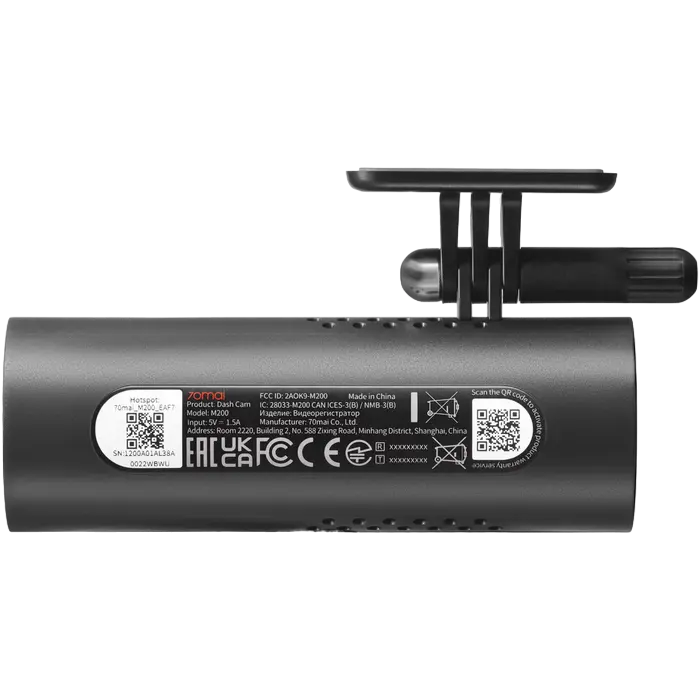 70mai M200 Camera Auto, Dash Cam 3, Dark Grey [11]