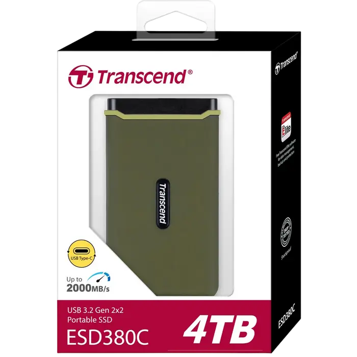 Внешний портативный SSD Transcend ESD380C, 4 ТБ, Military Green (TS4TESD380C) [3]