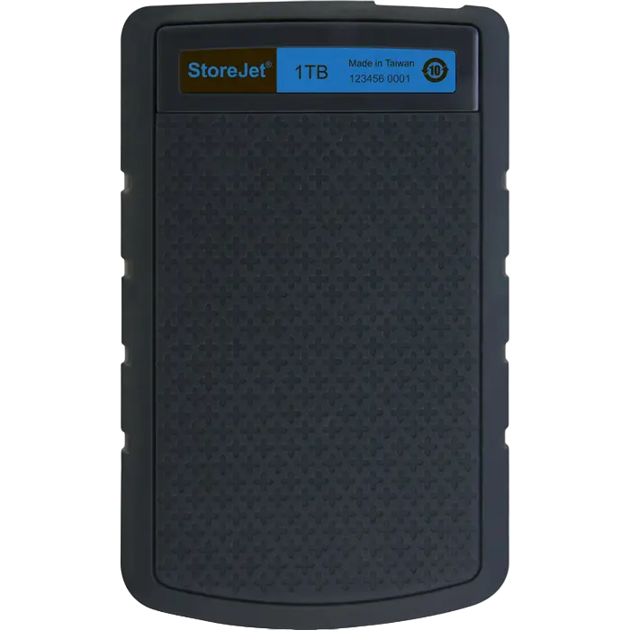 Внешний портативный HDD Transcend StoreJet 25H3B, 1 ТБ, Серый/Синий (TS1TSJ25H3B) [2]