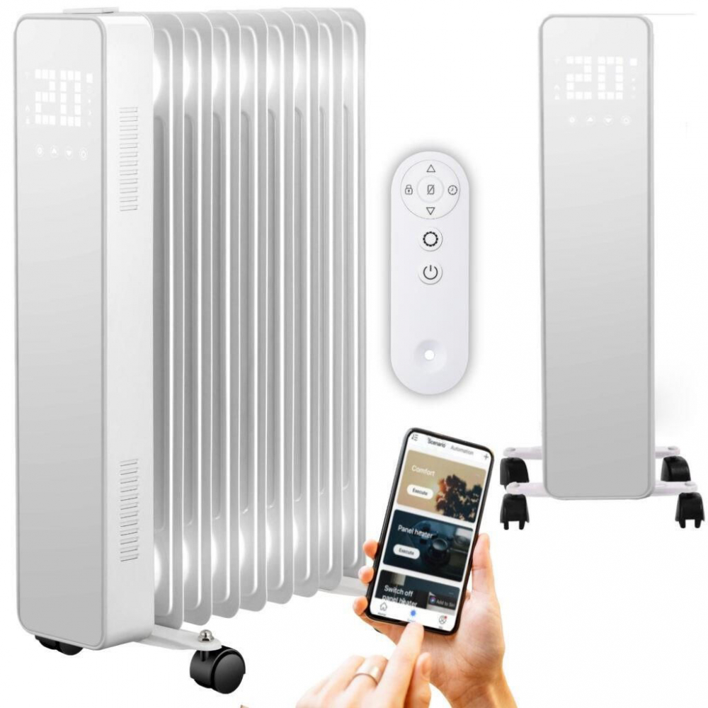 Масляный радиатор THUNDER SIMPLE-White, 2500W – умное и эффективное отопление для вашего дома [5]