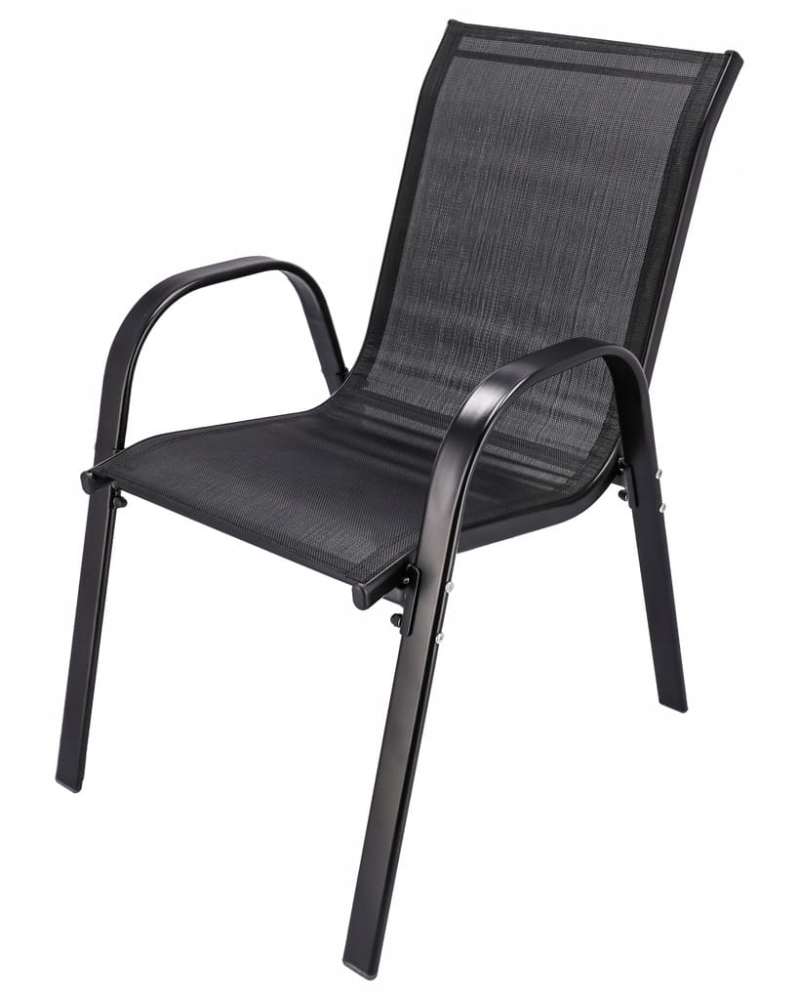 Set mobilier de grădină FIESTA Negru – eleganță modernă și confort pentru relaxare în aer liber [5]