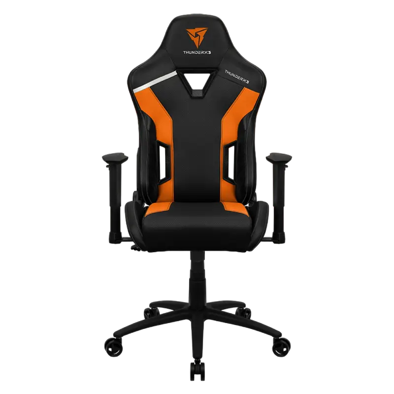 Scaun Gaming ThunderX3 TC3, PU Piele, Negru/Portocaliu [5]