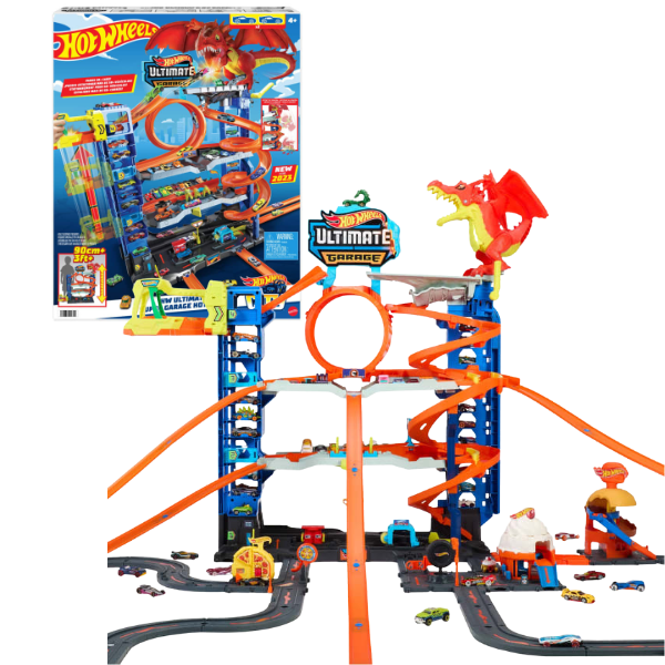 Игровой набор Hot Wheels «Ultimate Garage» — гонки, трюки и битва с драконом! [6]