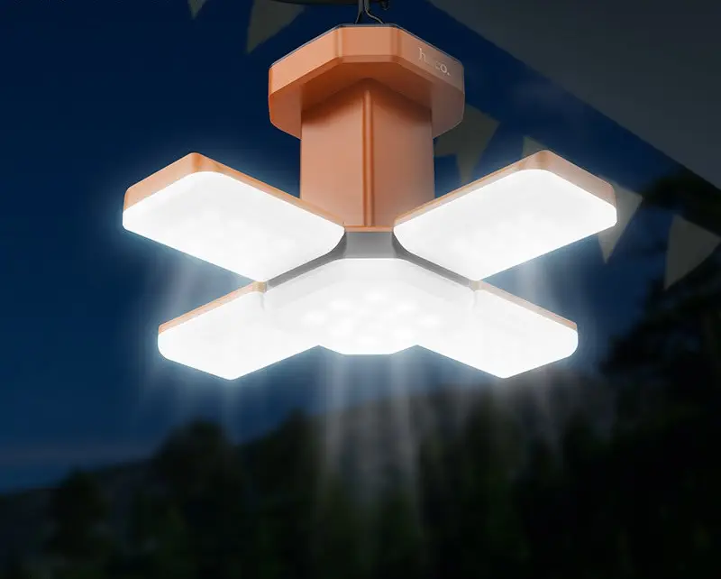 Портативная лампа для кемпинга DL20 Cool Light – Яркий и надежный свет для активного отдыха (Оранжевая) [2]