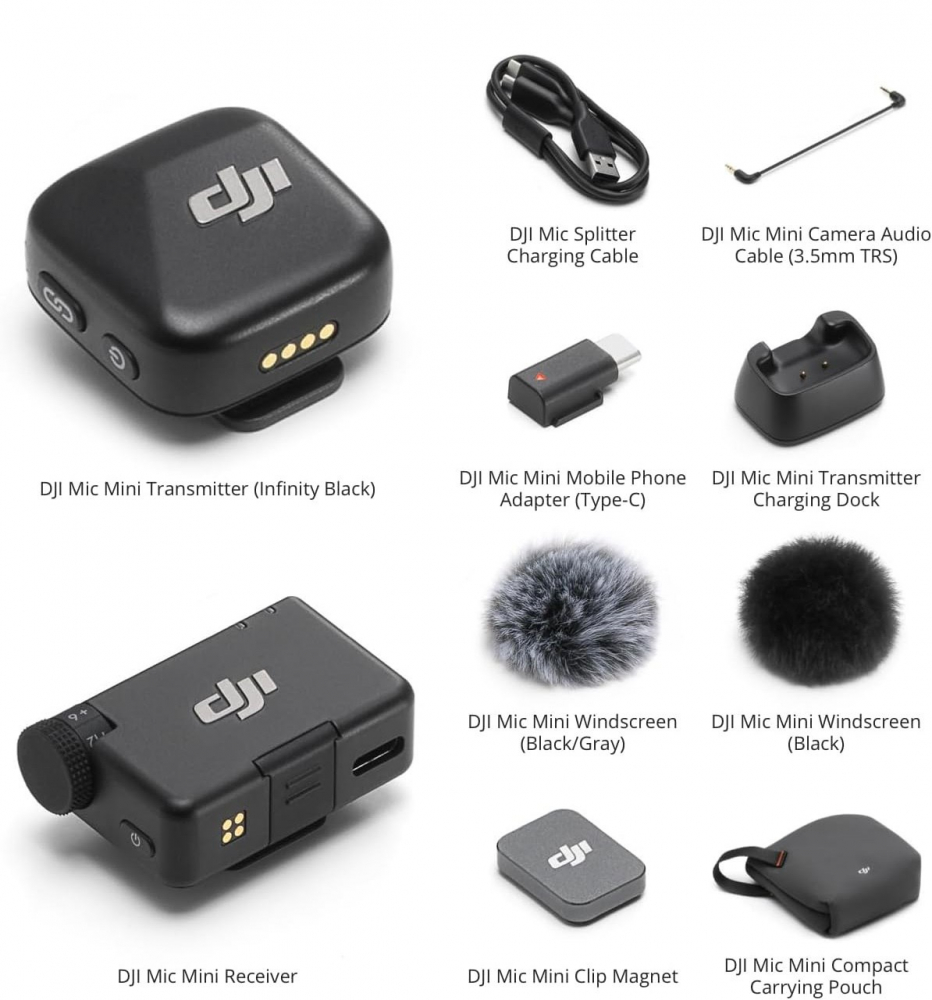 DJI Mic Mini (1 TX + 1 RX) – microfon lavalier wireless compact, cu sunet profesional [5]