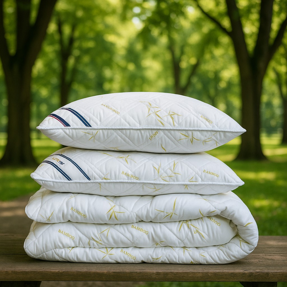 Set Plapuma + 2 perne Somnart Bamboo 200 x 220 cm [4]