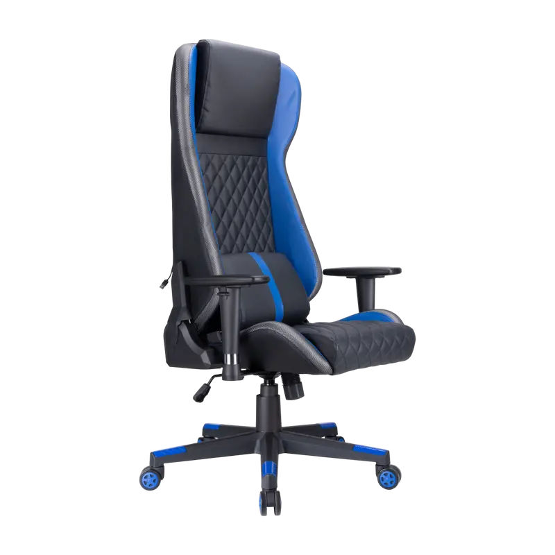 Scaun Gaming Lumi CH09-7, PU Piele, Negru | Albastru [1]