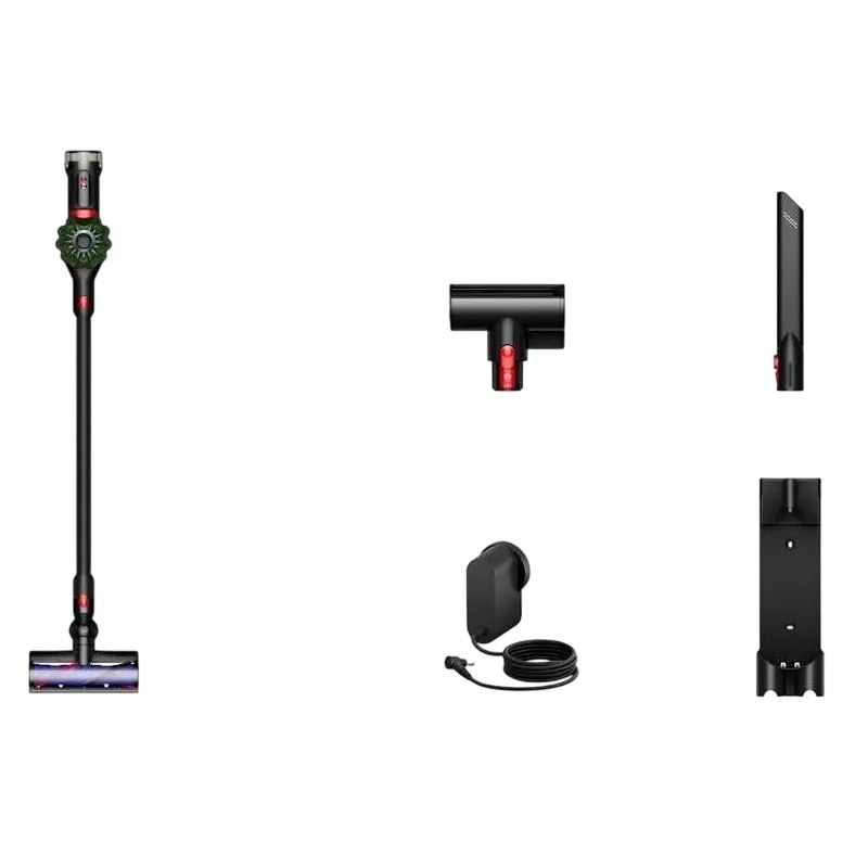 Беспроводной вертикальный пылесос Dyson V8 Cyclone Чёрный (150 Вт, 60 мин работы, контейнер 0,5 л) [4]