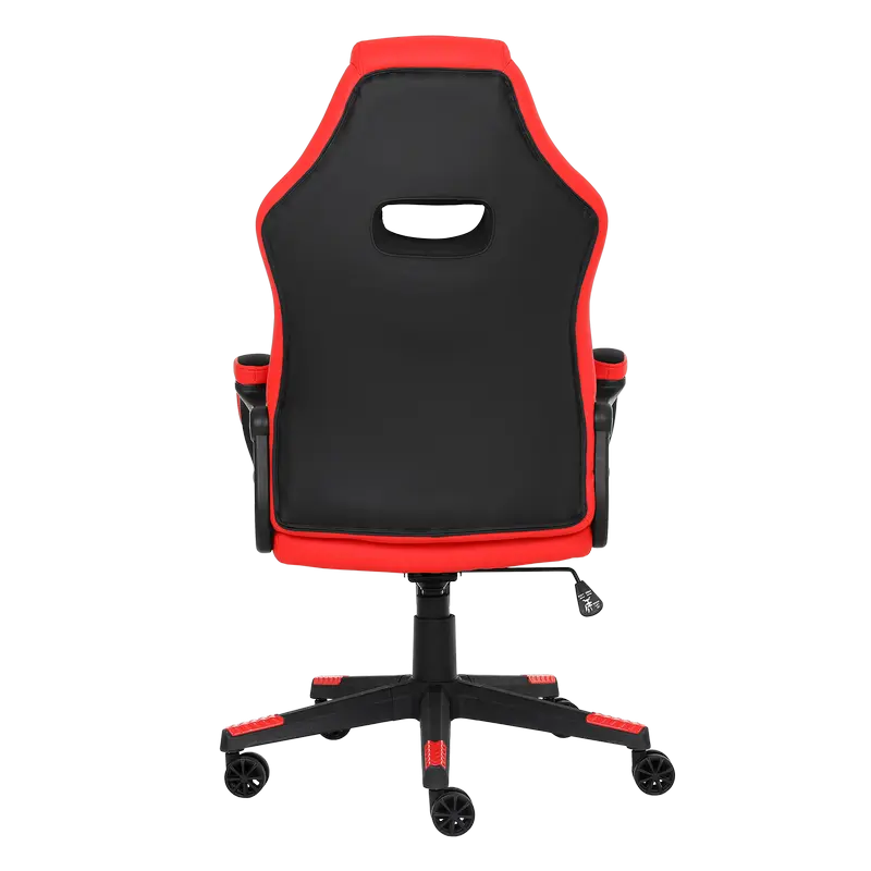 Scaun Gaming HATOR Flash, Țesătură, PU Piele, Negru | Roșu [3]