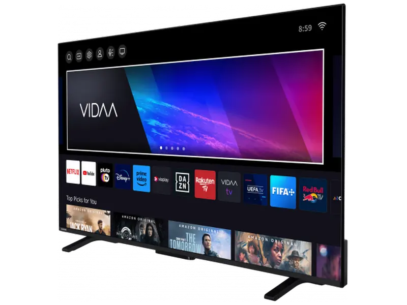 QLED SMART TV Toshiba 55QV2363DG 55" 4K UHD VIDAA U OS Negru [7]