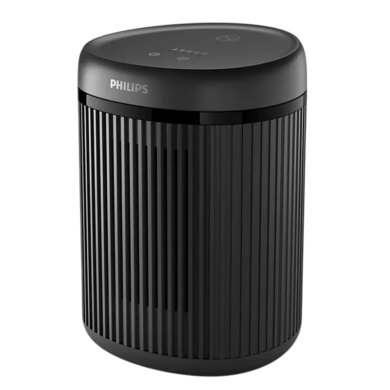 Aerotermă Philips CX2120/01, 1500W, Gri închis – încălzire rapidă și sigură pentru spații mici [2]