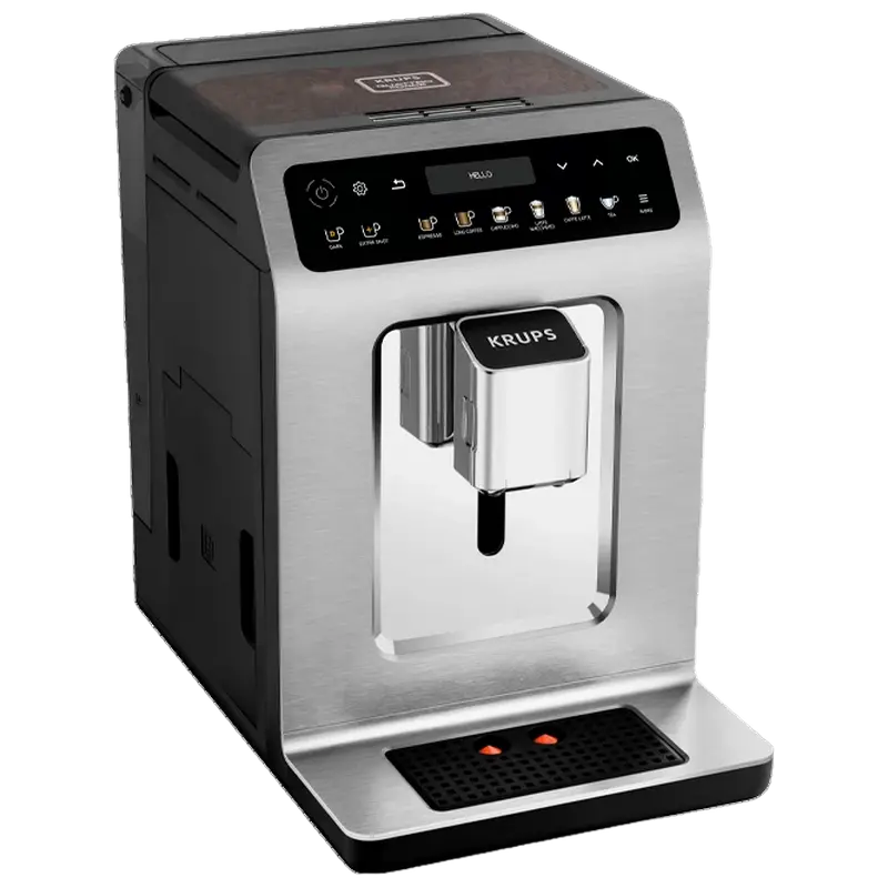 Кофемашина Krups EA894T10, Серебряная [4]
