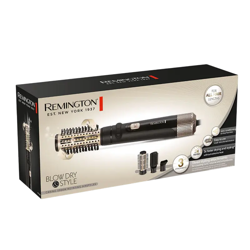 Фен-щетка Remington AS7580, 1000 Вт, черный [2]