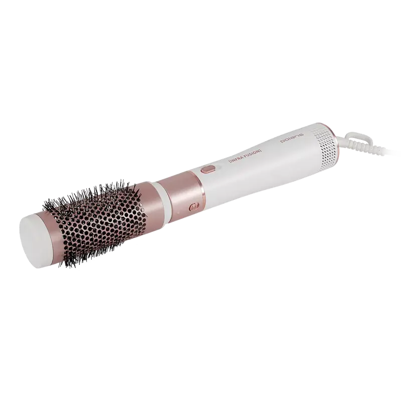 Uscător de păr-perie Polaris PHSB1214Mi, 1200W, Alb | Roz [2]