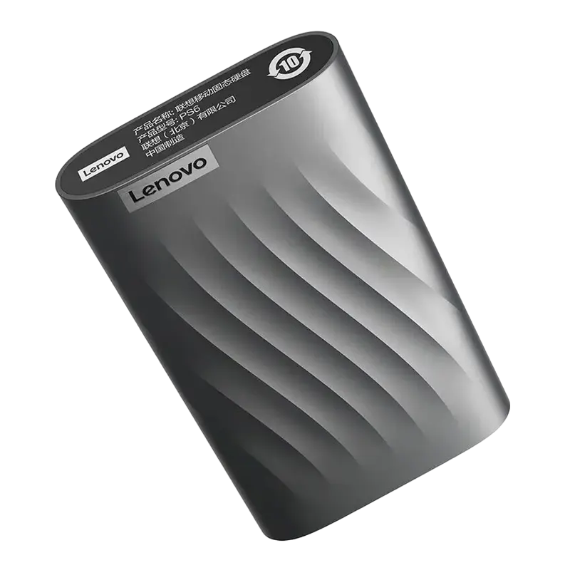Внешний портативный SSD Lenovo PS6, 2 ТБ, Серый (GXB1M24165) [2]