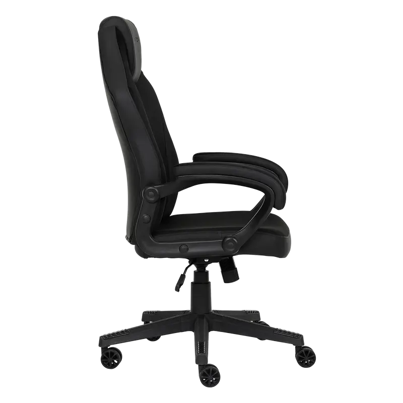 Scaun Gaming HATOR Flash, Țesătură, PU Piele, Alcantara Black [3]