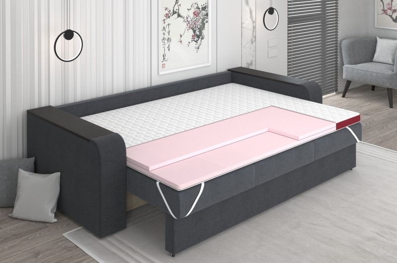 Topper Granat 180 x 200 cm [3]