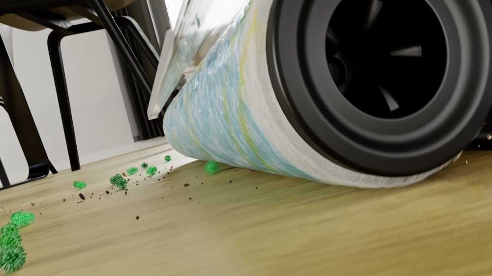 Mop electric Kärcher FCV 2 Natural N Alb (25 min autonomie, rezervor 0,8 L) [3]