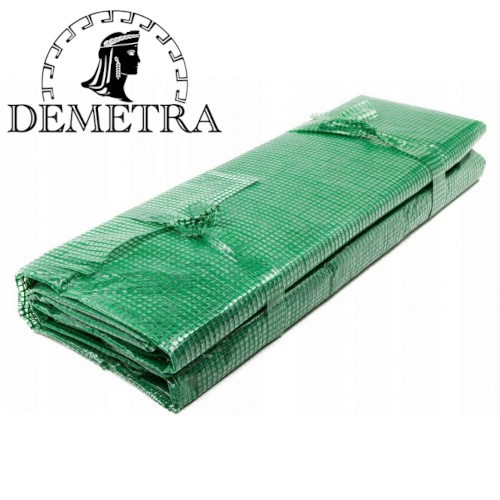 Чехол запасной для теплицы Demetra 6×3×2 м – Армированная плёнка 200 г/м² + двери и окна в комплекте [3]