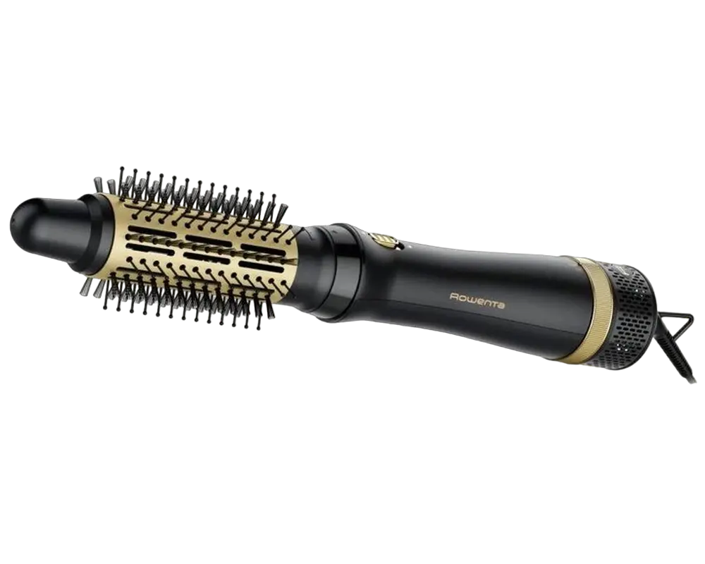 Uscător de păr-perie Rowenta CF6330F0, 800W, Negru/Auriu [5]