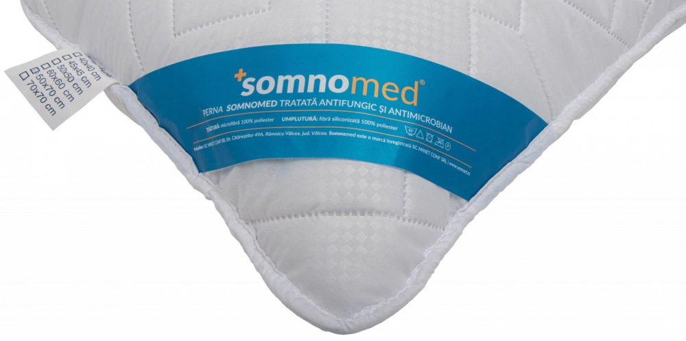 Набор 2 стеганых подушек из микрофибры Somnart Somnomed 50 x 70 см [2]