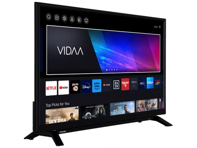 LED SMART TV Toshiba 32LV2463DG 32" FHD VIDAA U OS Черный [5]
