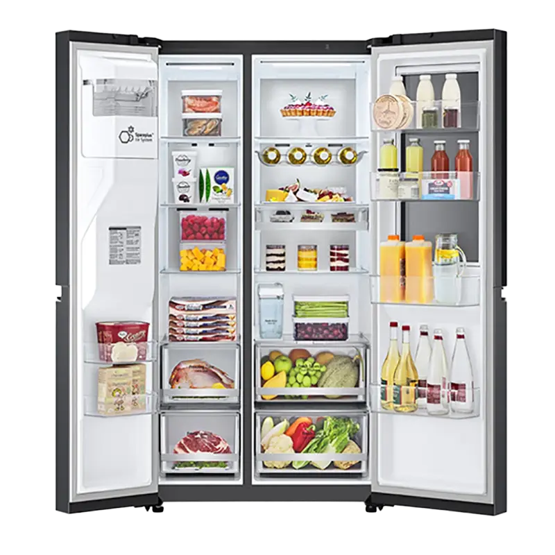 Холодильник LG GSXV91MCAE, InstaView Door-in-Door™, Черный [3]