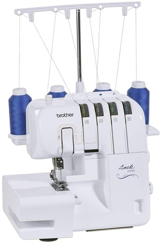 Оверлок Brother 2104D - Эффективность и Точность (Белый) [5]