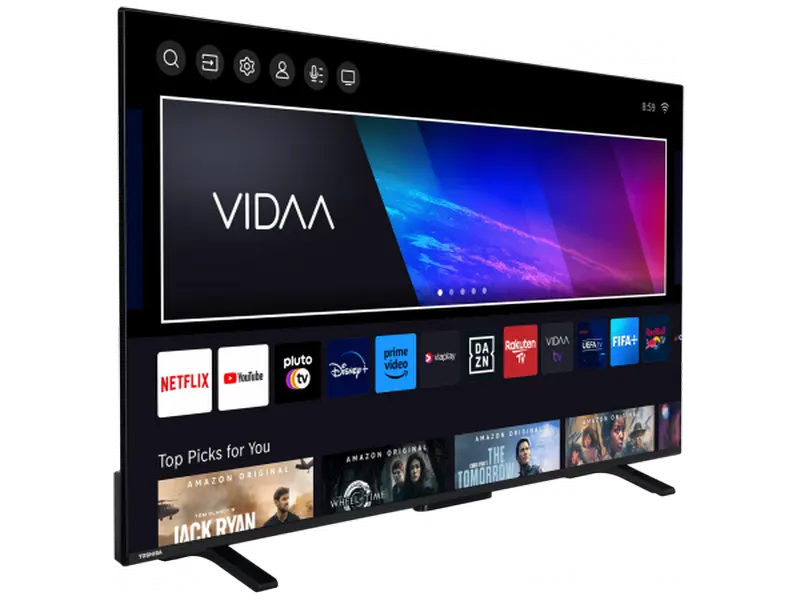 QLED SMART TV Toshiba 55QV2363DG 55" 4K UHD VIDAA U OS Negru [8]