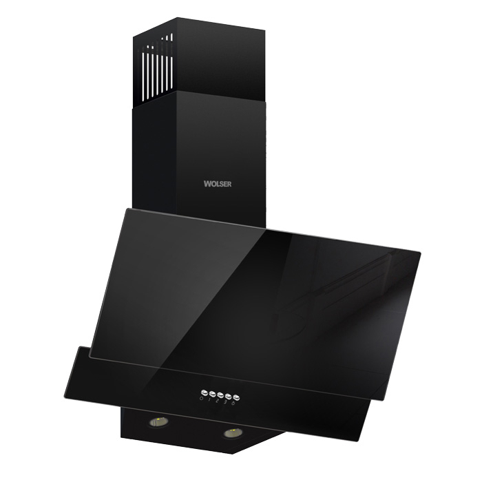 Hota de bucătărie Wolser WL-F 60 AL BLACK Glass [1]