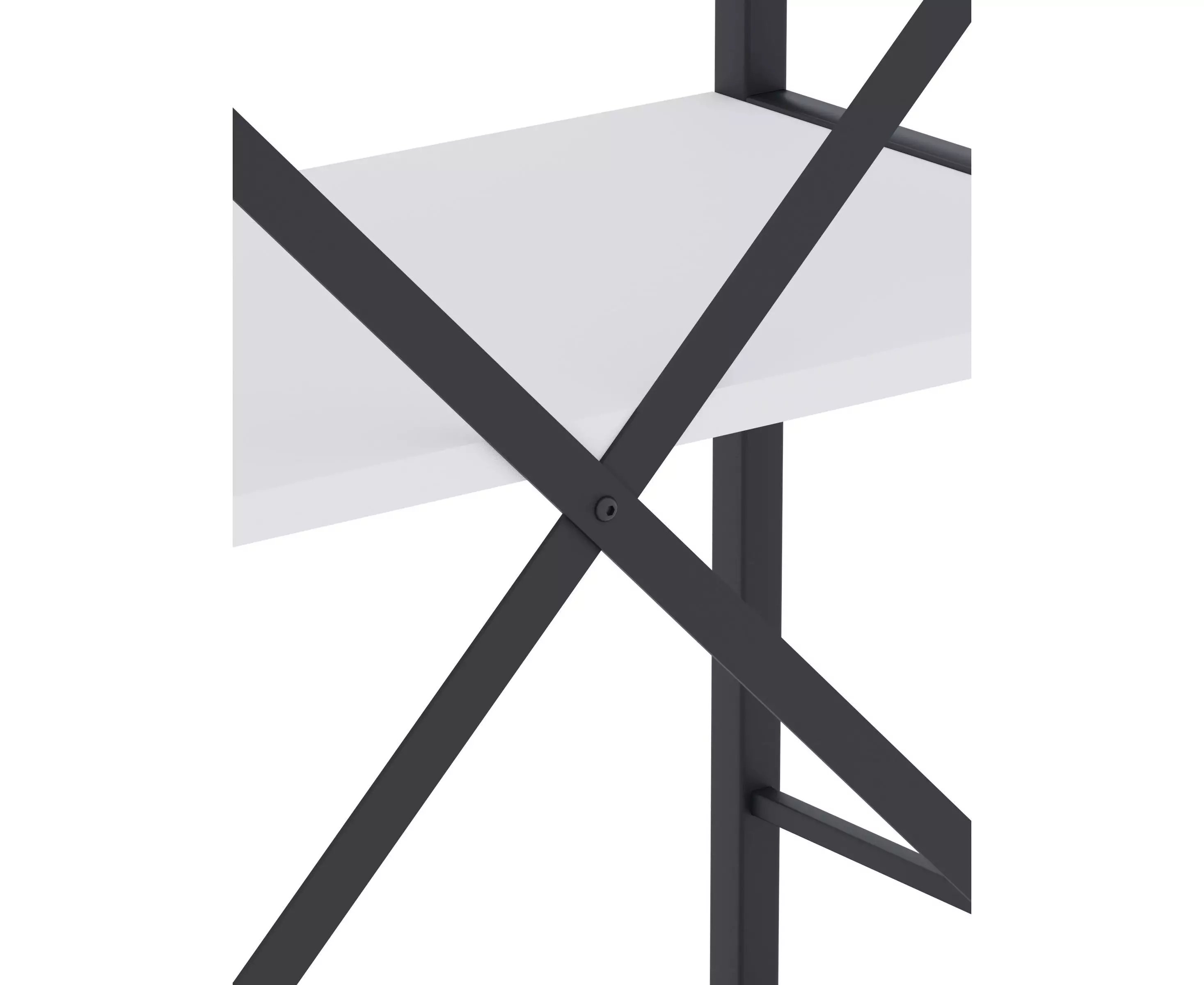 Raft metalic Nex Loft 1100x600x240 mm, 4 rafturi, PAL, Anthracite/White Snow – design modern și funcționalitate înaltă [6]