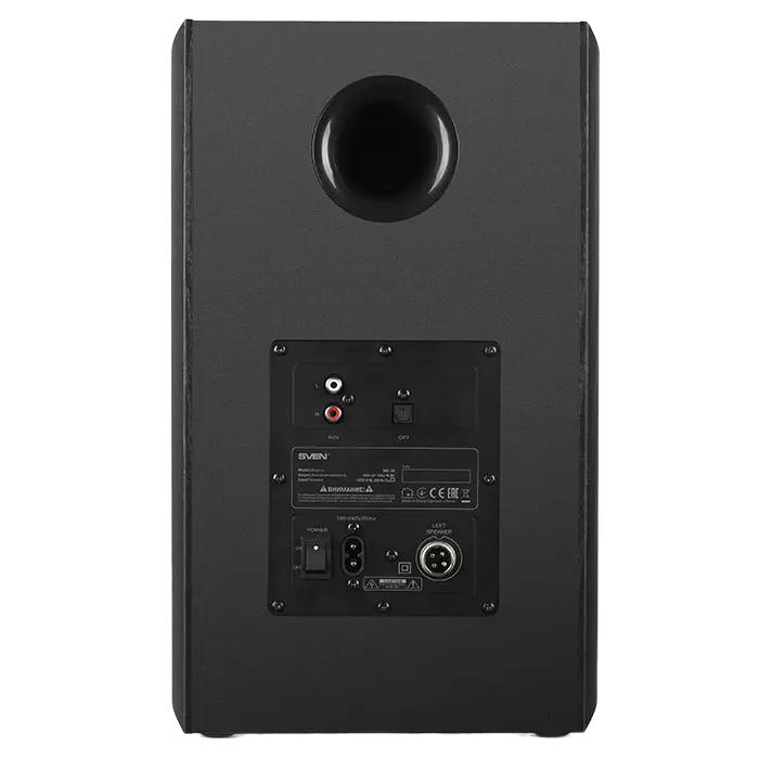 Компьютерные Колонки 2.0 SVEN MC-30 – 200W, Bluetooth, Пульт ДУ, MDF, Черные [5]