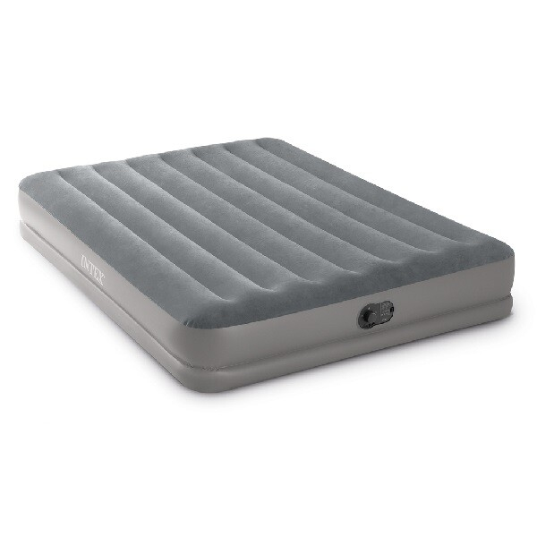 Надувной матрас INTEX «Velur Prestige» 203x152x30 см с USB-насосом FastFill [1]