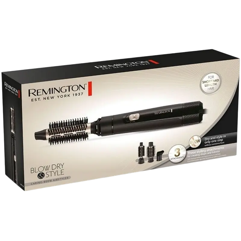 Фен-щетка Remington AS7300, 800W, Черный [4]