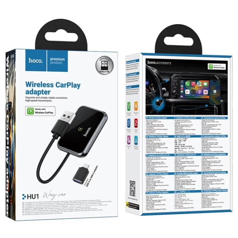 Adaptor CarPlay Wireless HU1 Way – Transformă CarPlay cu fir în CarPlay fără cabluri [4]