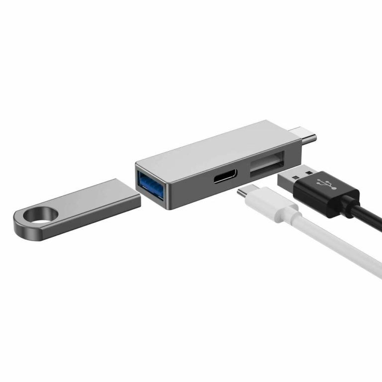 Adaptor T02 Pro – Tip C la Dual USB + USB C – Performanță și Design Premium [2]