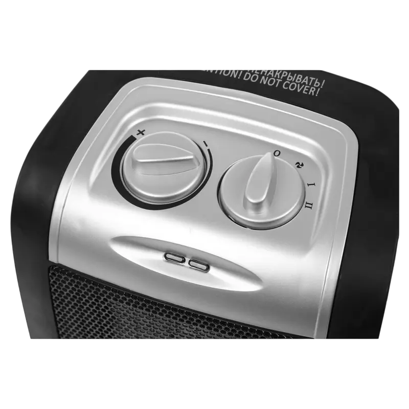 Тепловентилятор VITEK VT-2067 1800 Вт Чёрный/Серебристый – Быстрый и безопасный обогрев для помещения 15 м²! [3]