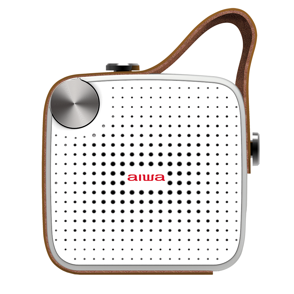 Aiwa Portable Bluetooth Speaker Square BS-100GY [2]