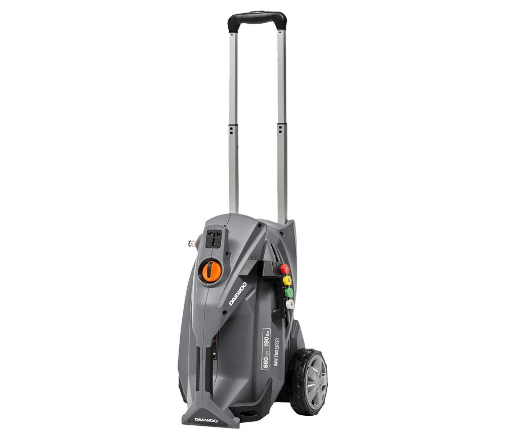 Aparat de spălat cu presiune DAEWOO DAW 700 (3100W, 190 bar, 660 l/h, Pompă din aluminiu, Manometru, Furtun 10 m) [2]