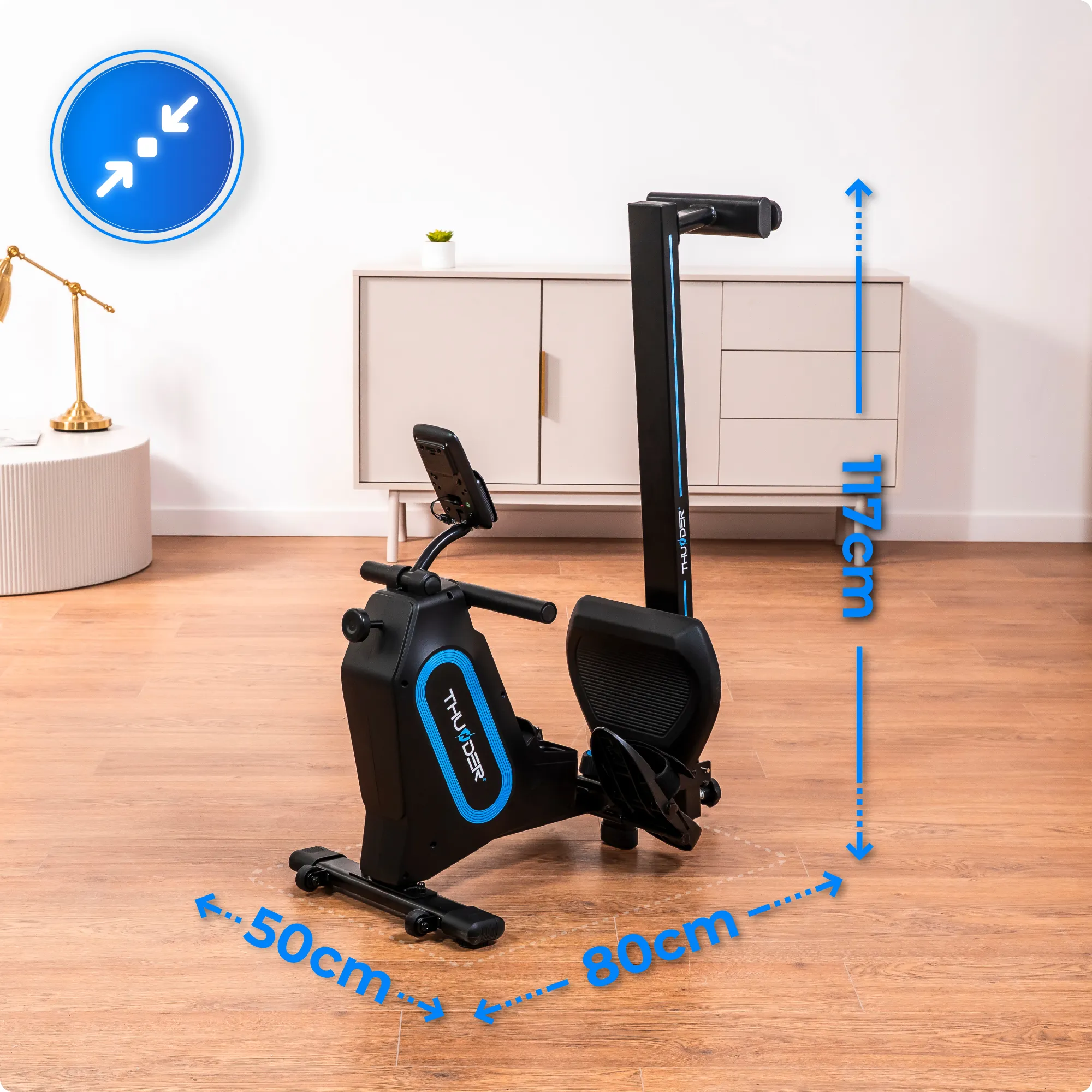 Гребной тренажёр магнитный THUNDER CIRC – Полноценный full-body тренинг дома тихо и эффективно! [3]