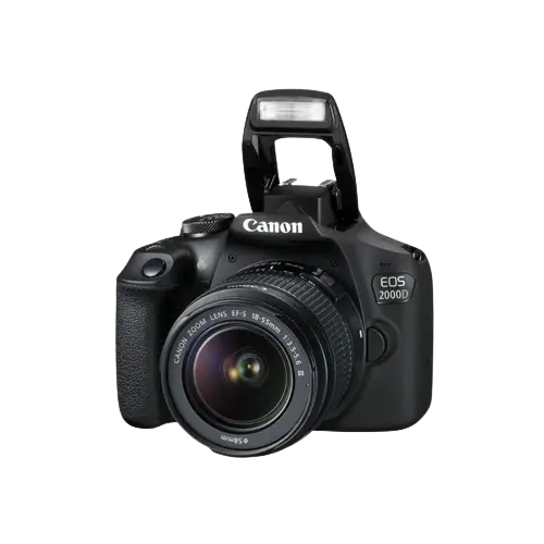 Aparat foto DSLR Canon EOS 2000D & EF-S 18-55mm f/3.5-5.6 DC III KIT [2]