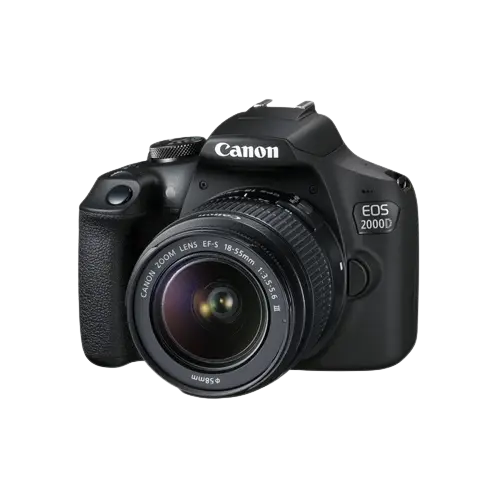Aparat foto DSLR Canon EOS 2000D & EF-S 18-55mm f/3.5-5.6 DC III KIT [4]