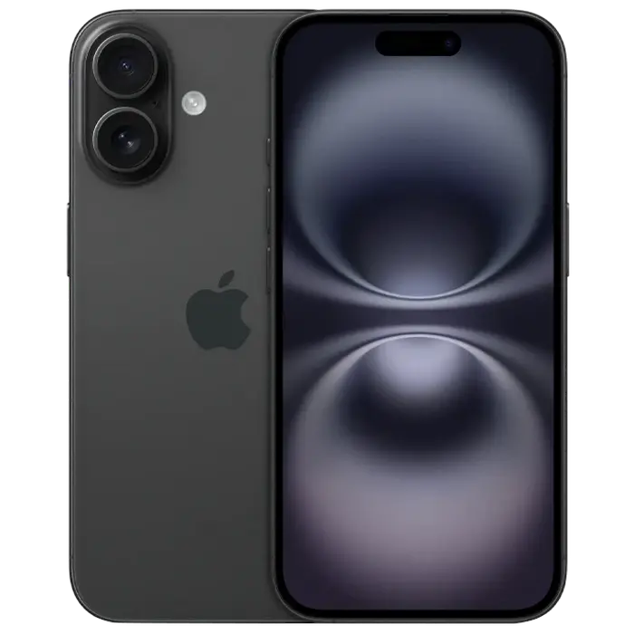 Smartphone Apple iPhone 16, 128GB, Negru [1]